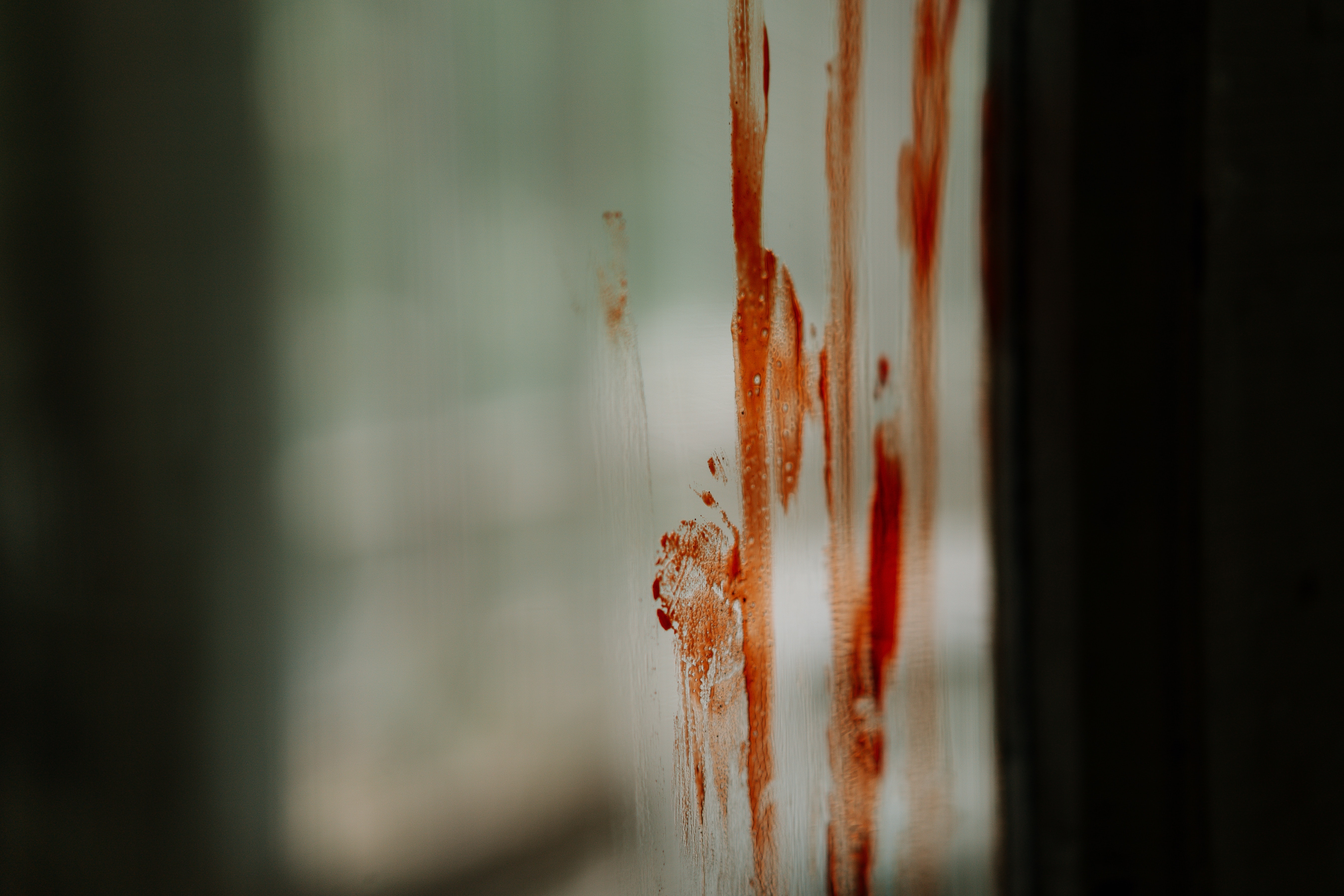 Photo by cottonbro studio: https://www.pexels.com/photo/blood-stains-on-glass-panel-5427764/