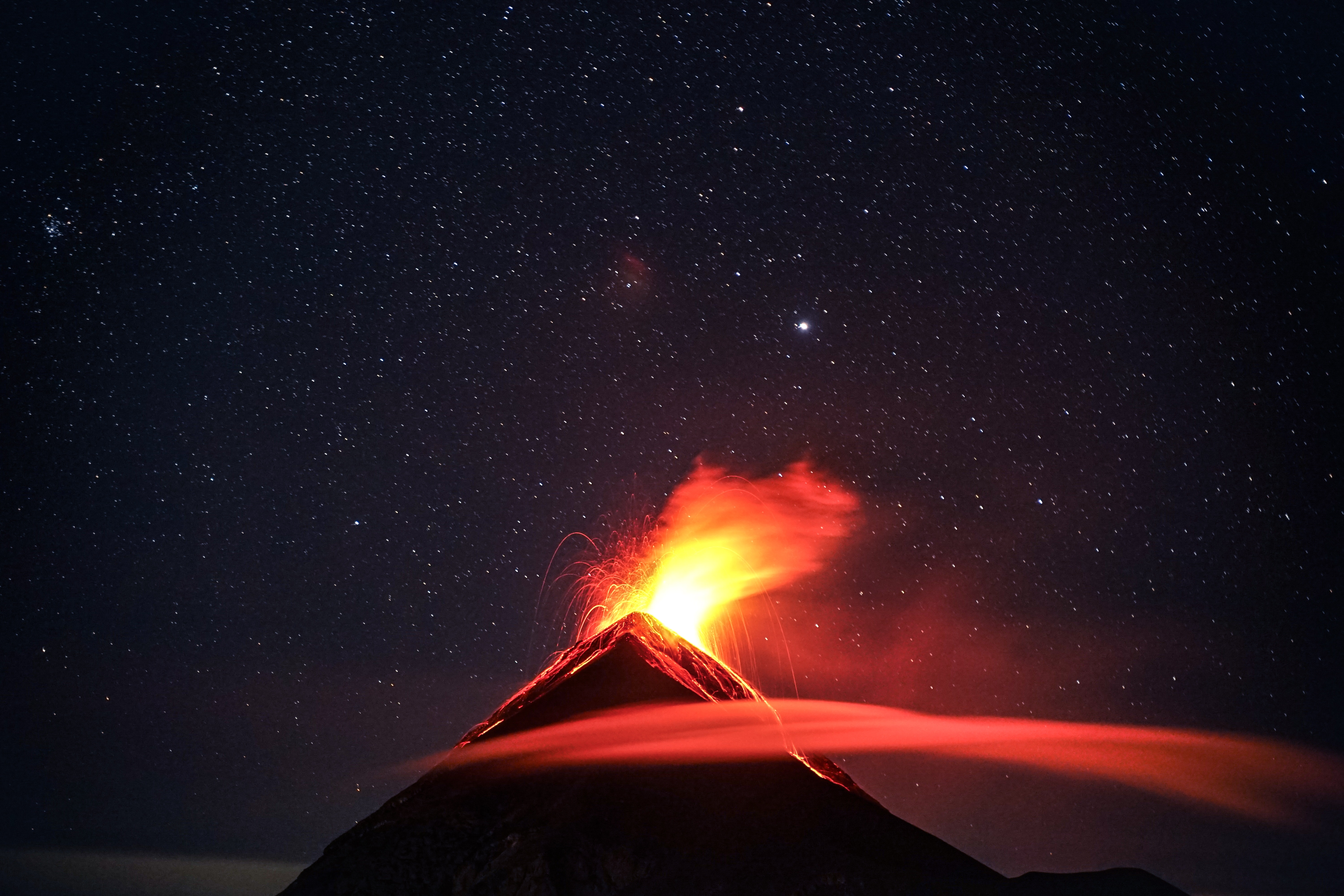 Photo by Clive Kim: https://www.pexels.com/photo/volcano-eruption-6307488/